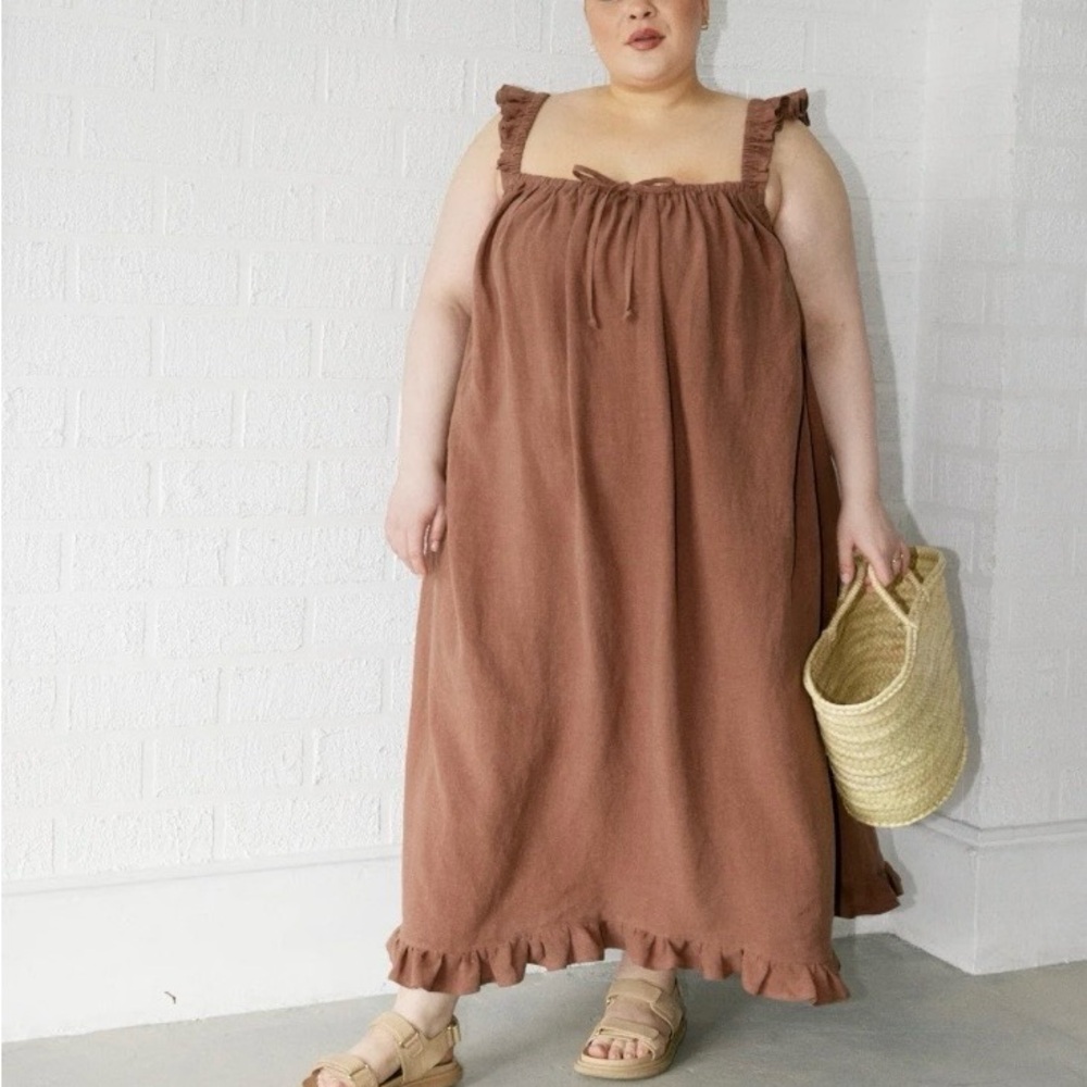 The Ruffle Maxi Dress - Boheme Goods